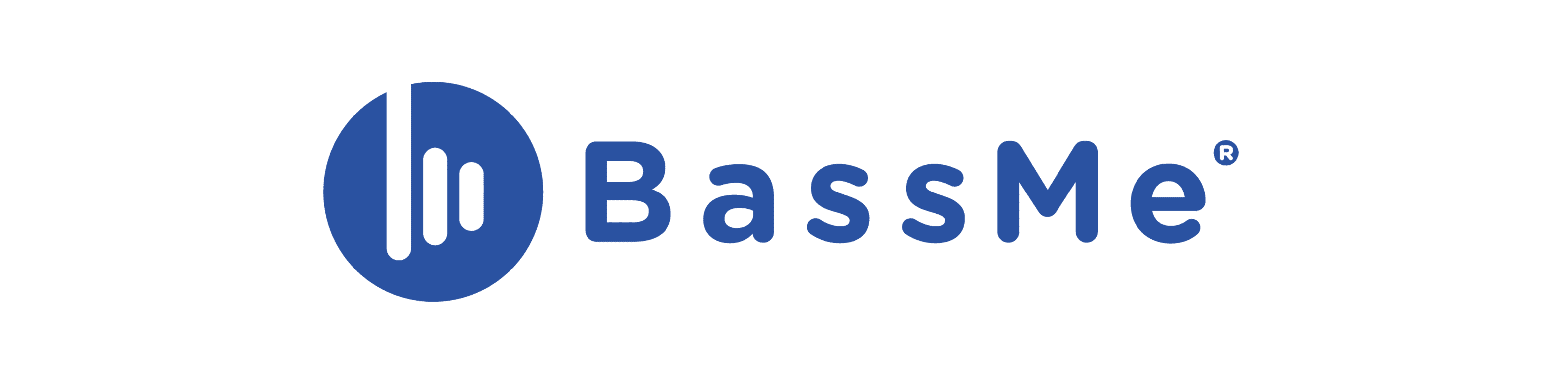 logo bleu bassme audio
