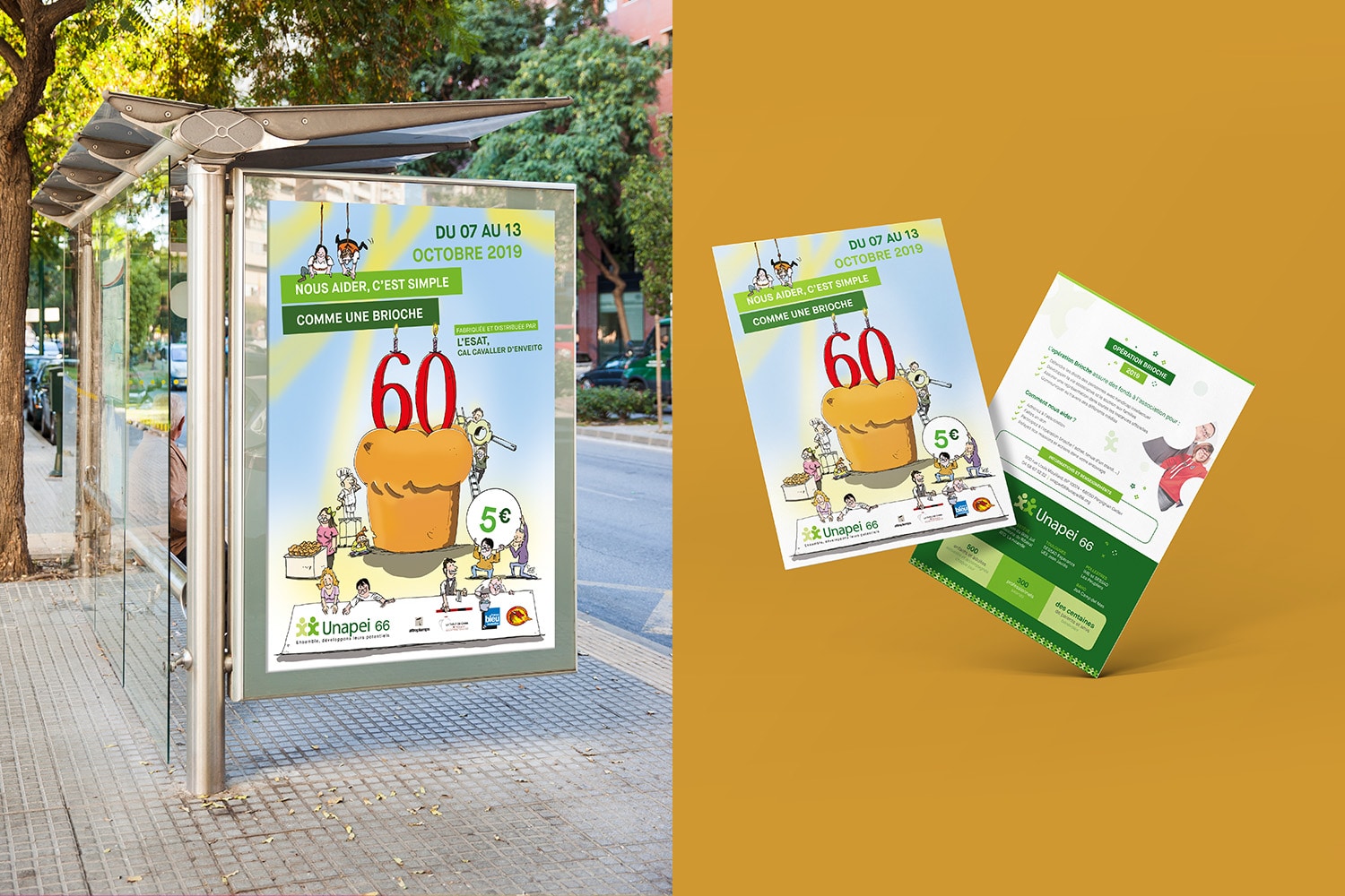 campagne communication opération brioches unapei 66